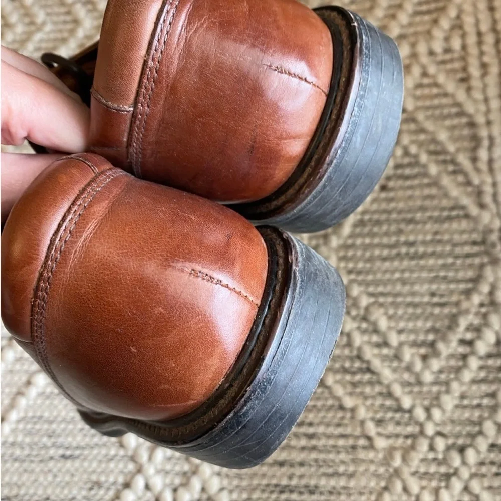 Florsheim‎ Mens Brown Leather Dress Shoes Size 9.5M